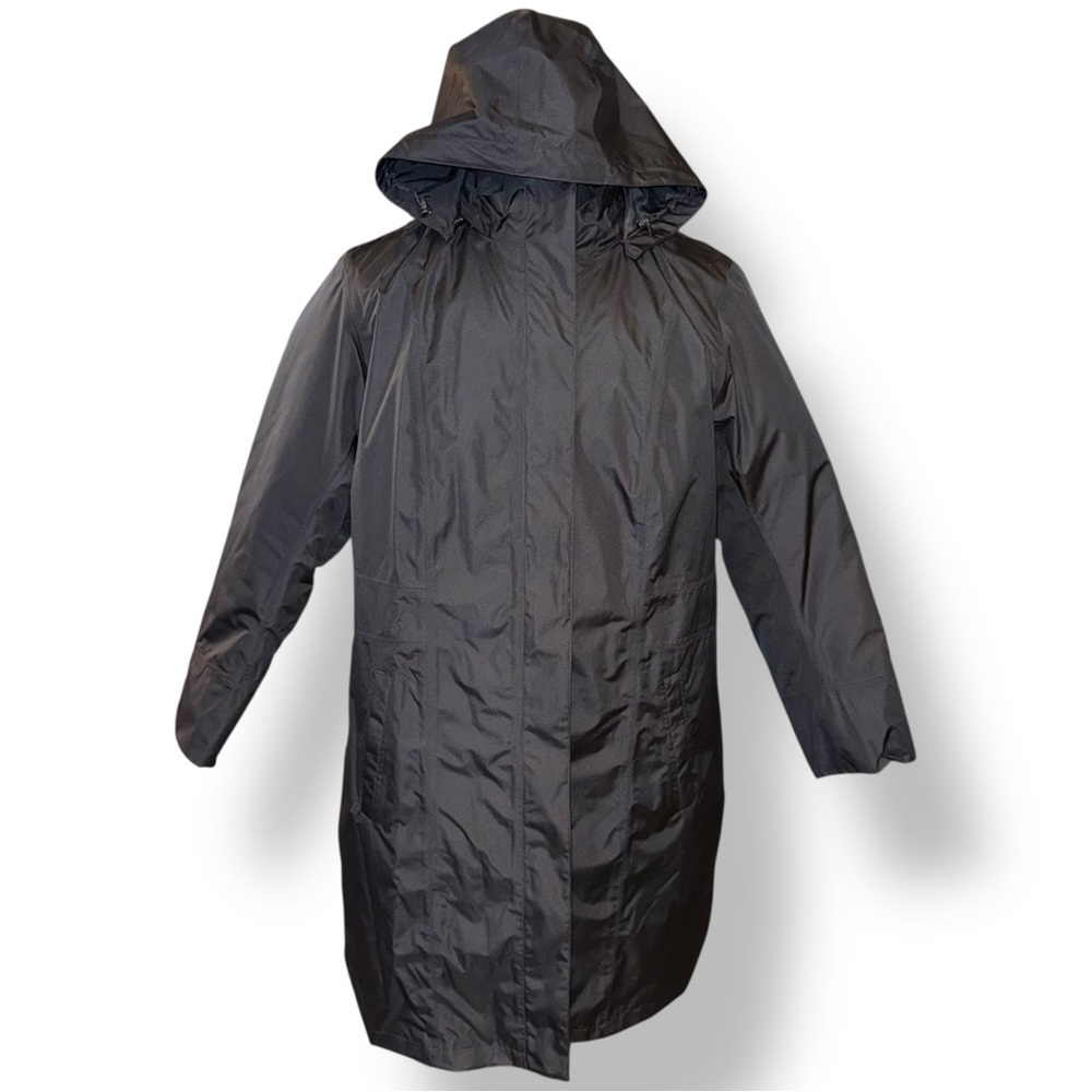 EDDIE BAUER Women's Girl on the Go® Insulated Waterproof Trench Coat 3X - Black - Picture 4 of 16